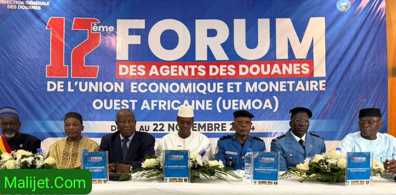 Libre circulation des biens dans l’espace UEMOA : Bamako abrite le 12e Forum des Douanes !